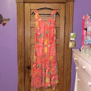 Plus Size Floral Dress
